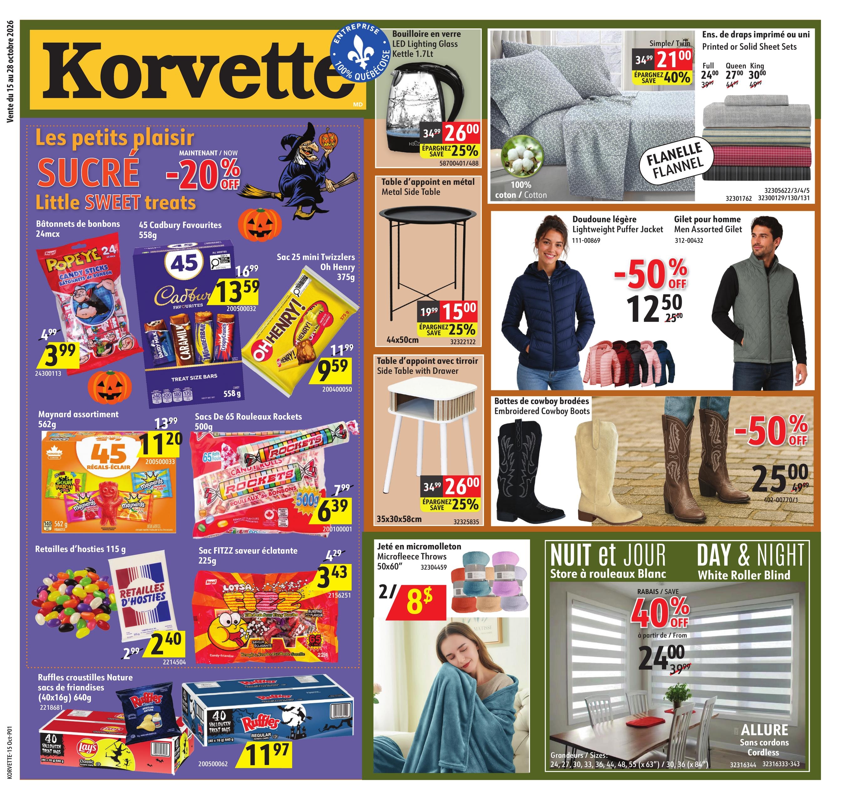 Korvette flyer page 1