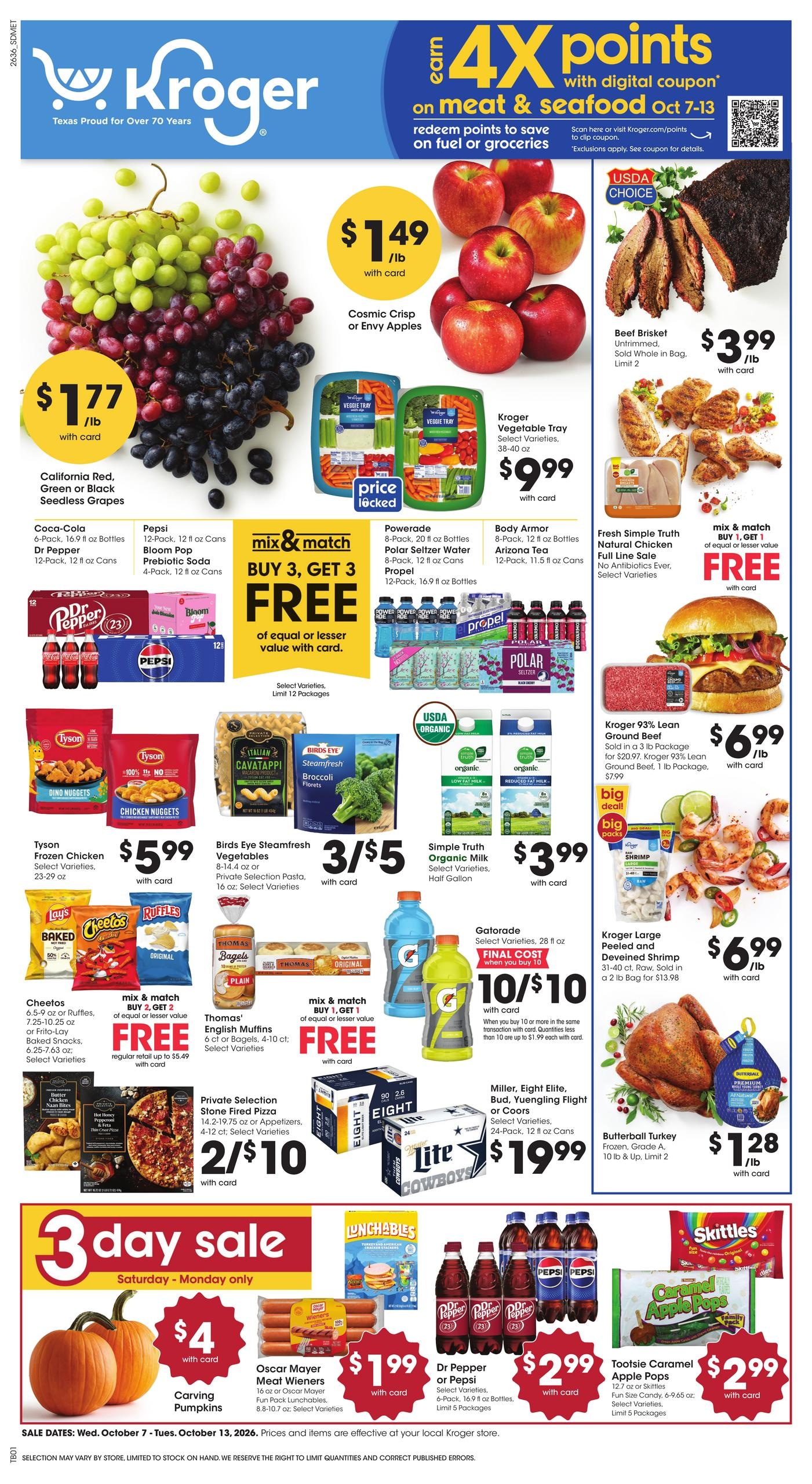 Kroger weekly ad page 1