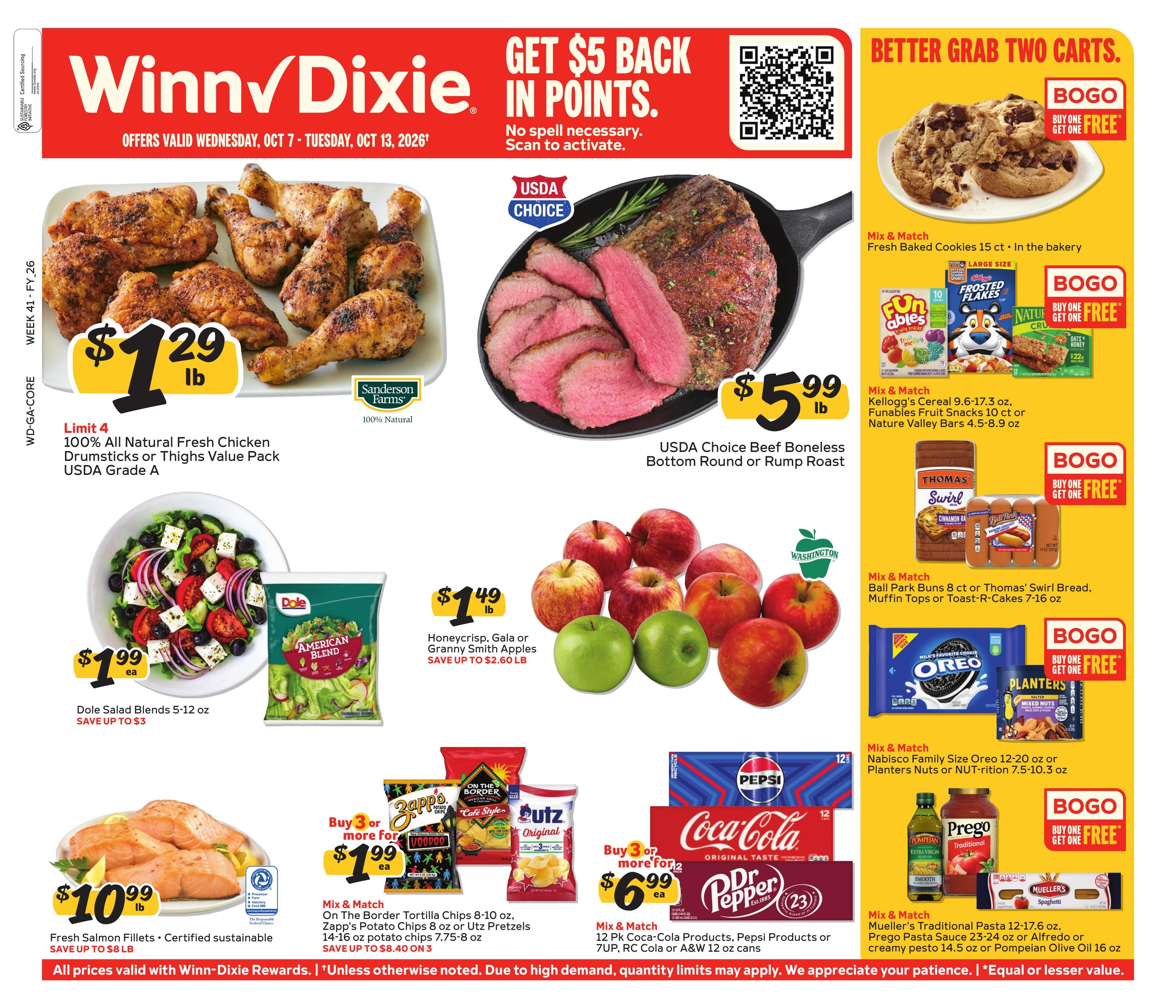 Winn-Dixie weekly ad page 1