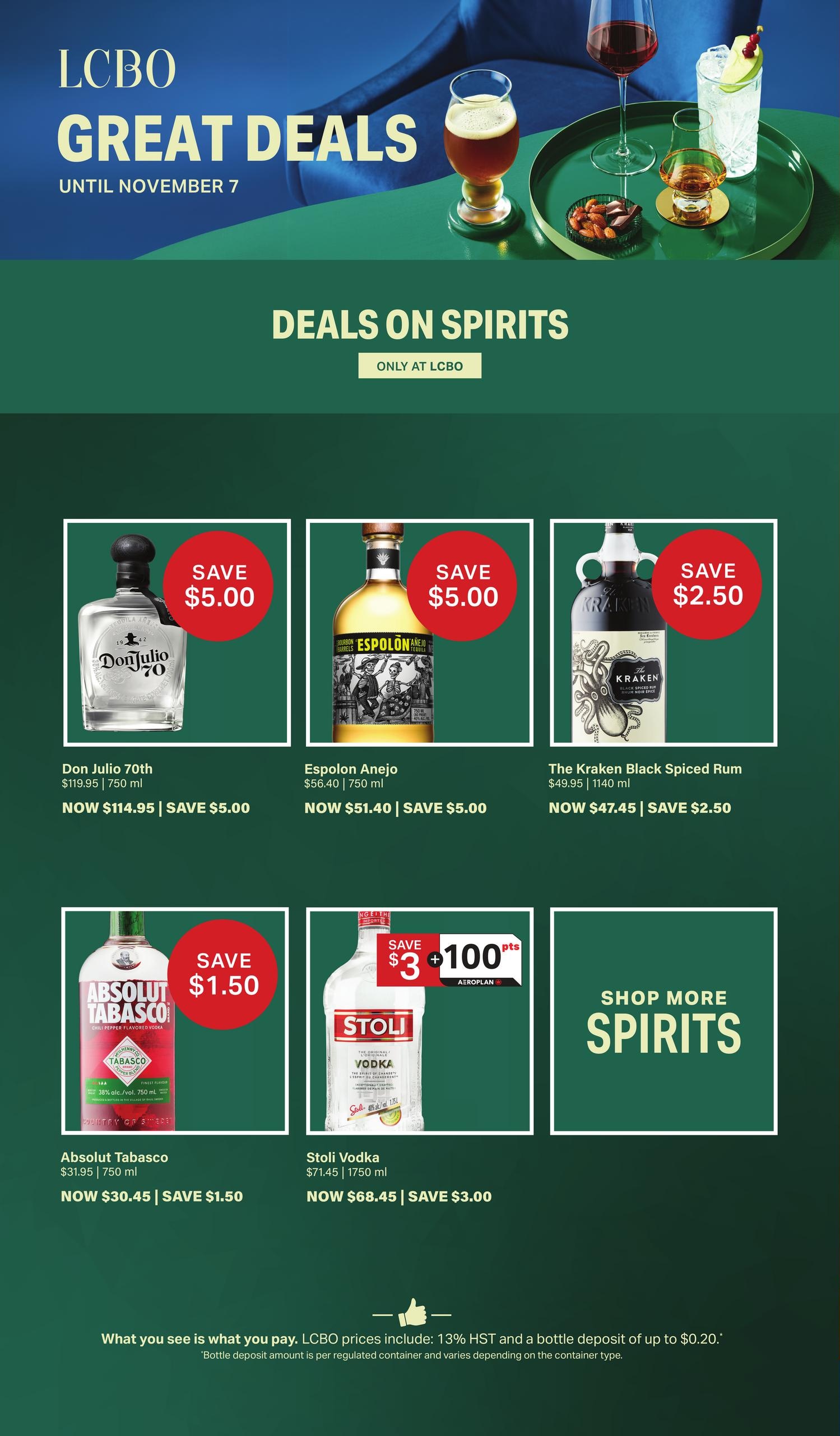 LCBO flyer page 1