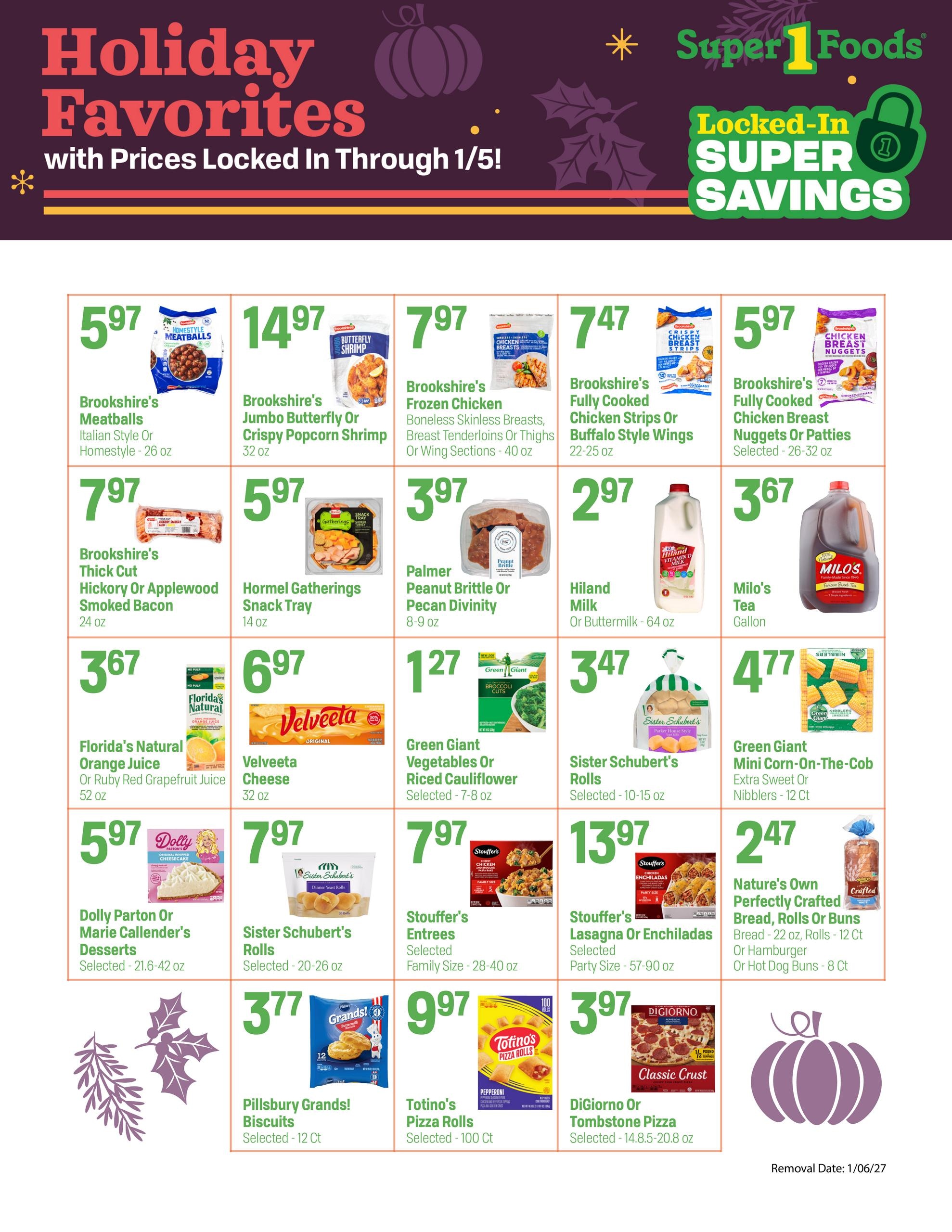 Super 1 Foods & Discount Pharmacy weekly ad page 1