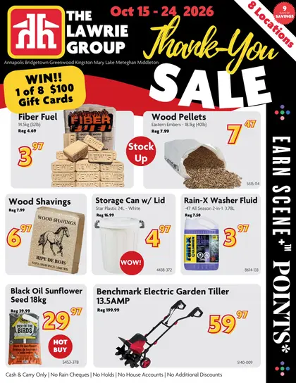 Home Hardware Thank-You Sale
