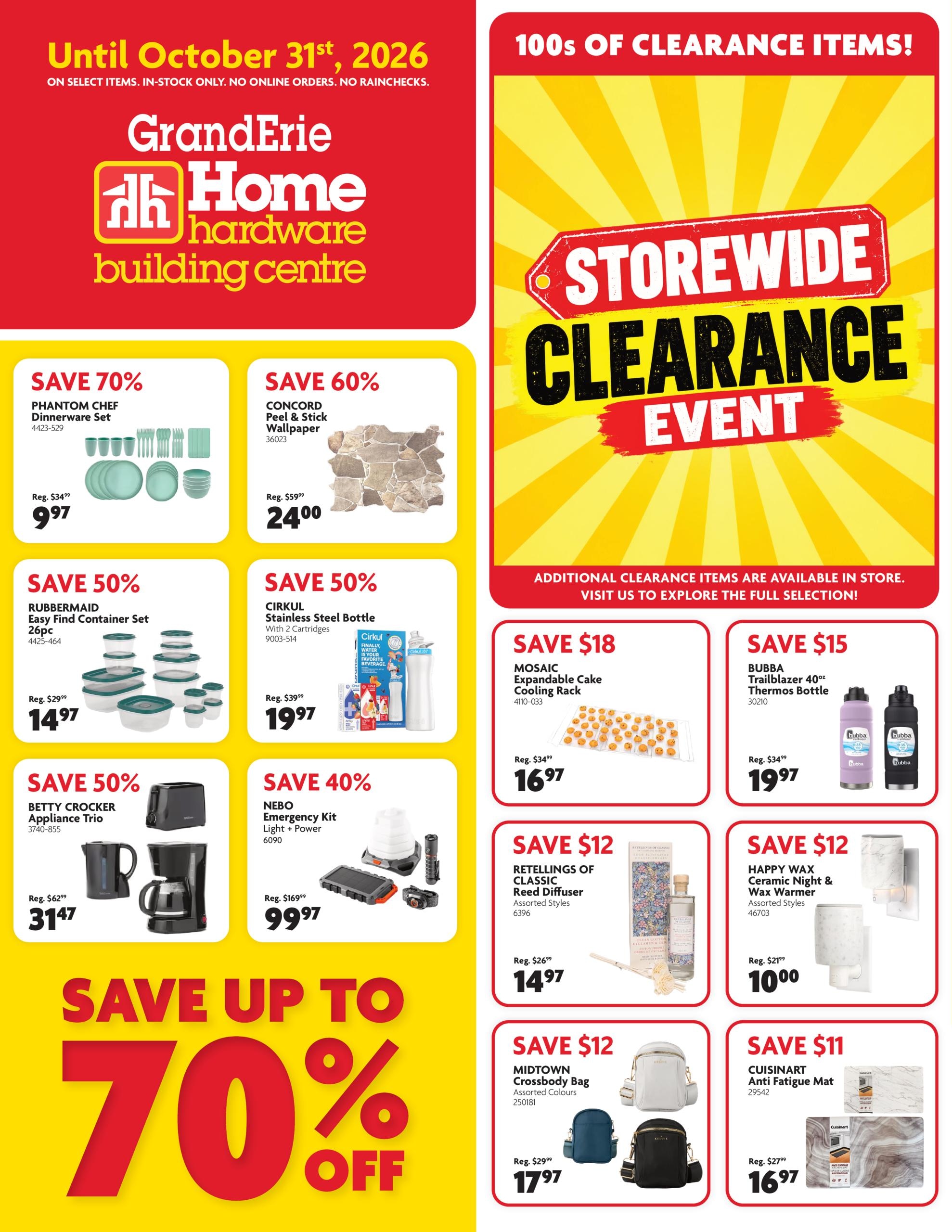 Home Hardware flyer page 1