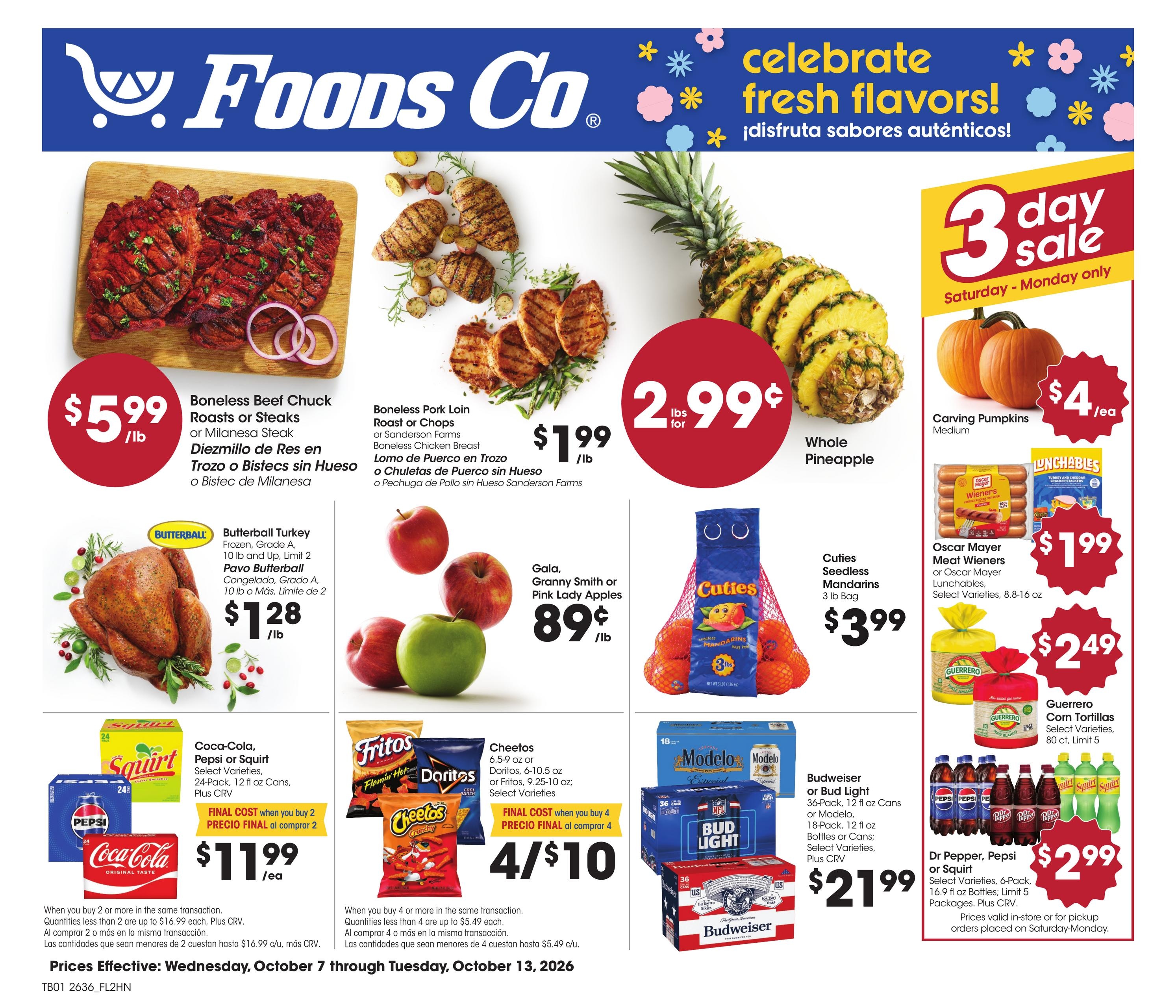 Foods Co weekly ad page 1