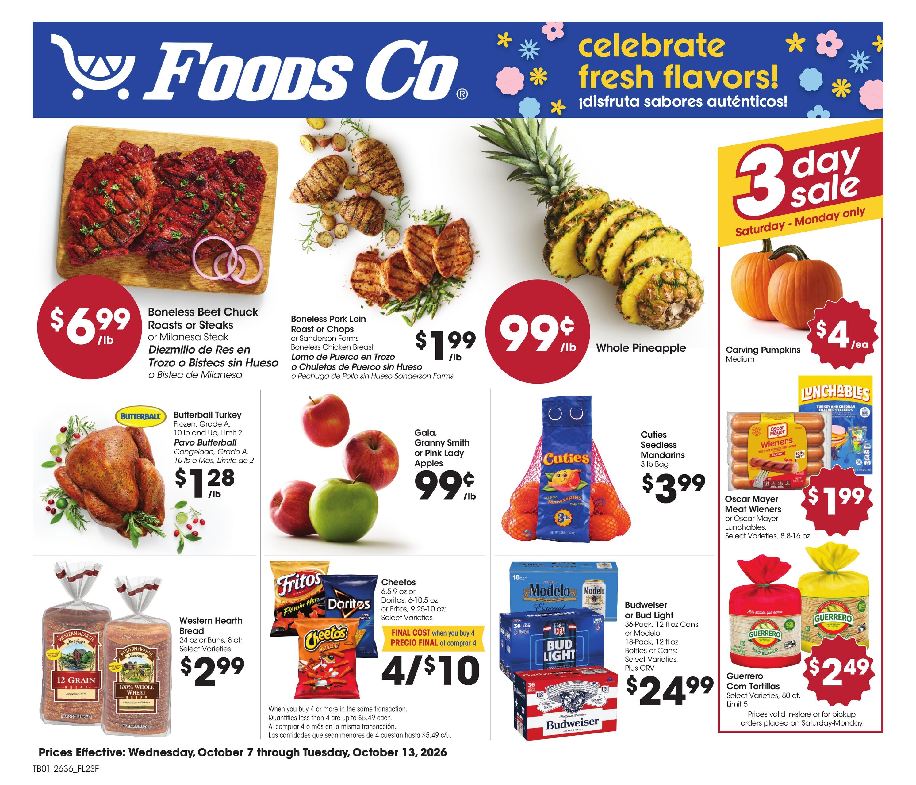 Foods Co weekly ad page 1