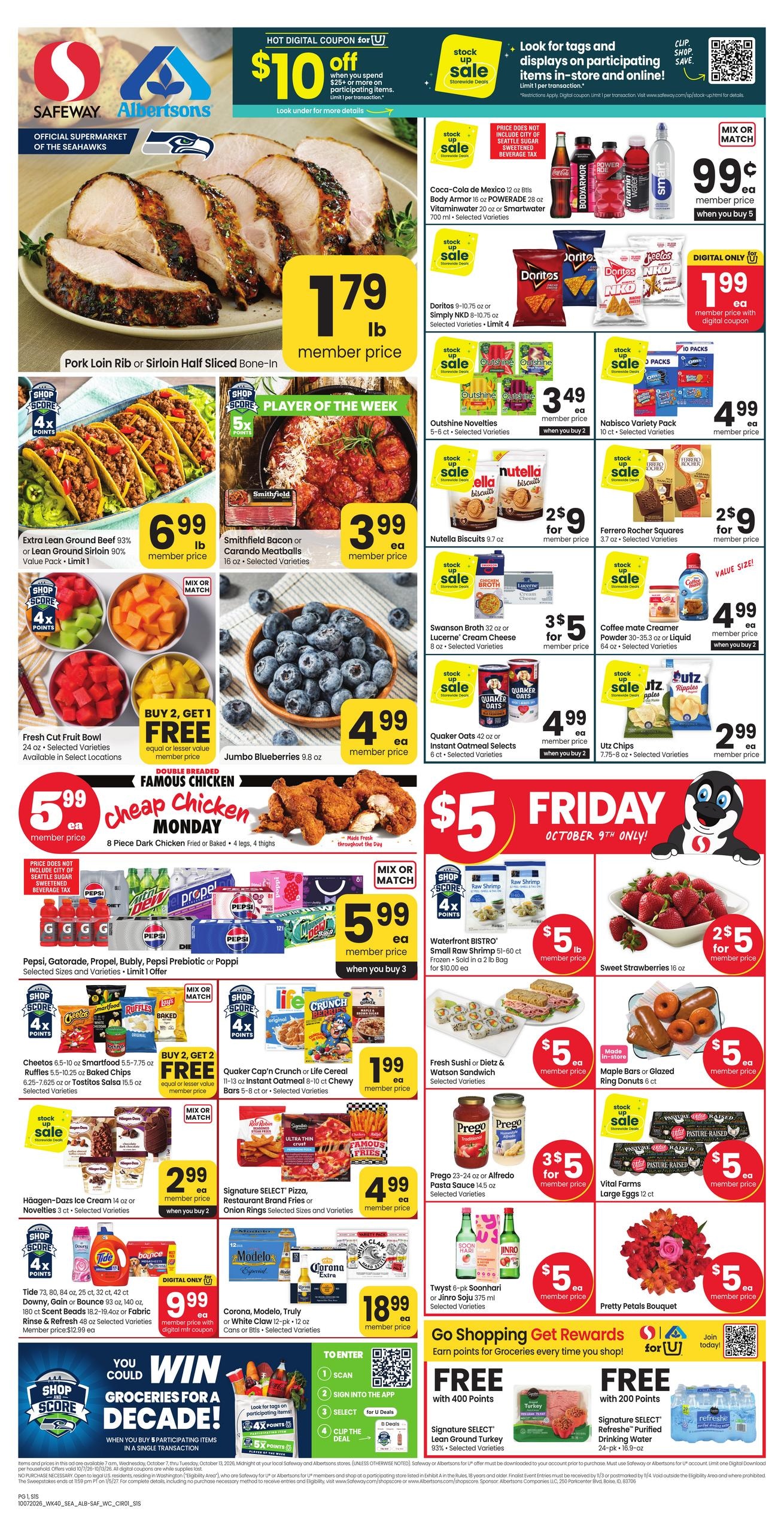 Albertsons weekly ad page 1