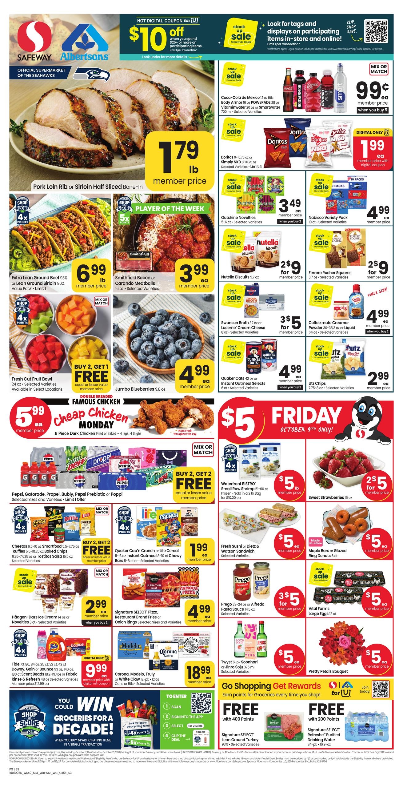 Albertsons weekly ad page 1
