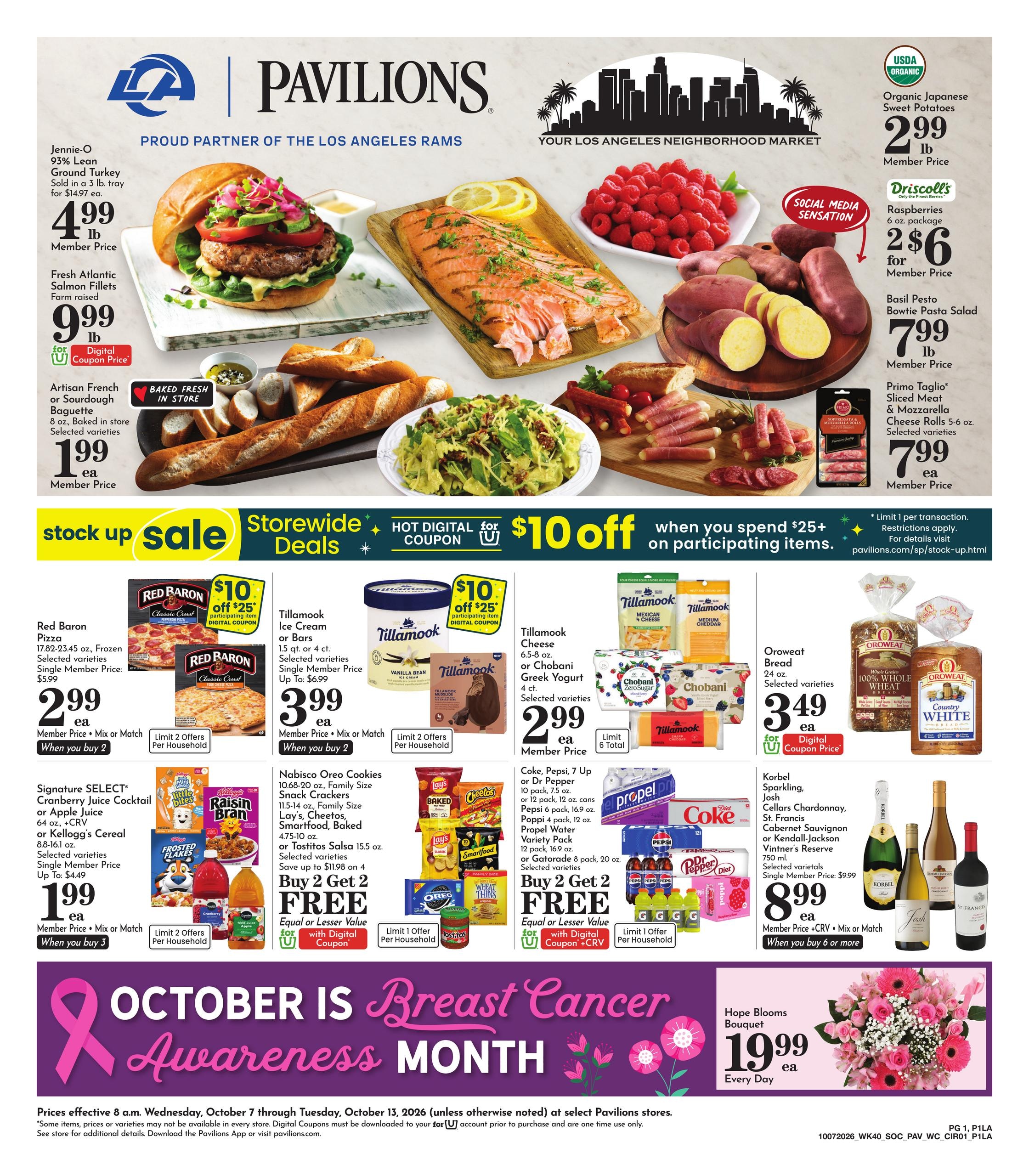 Pavilions weekly ad page 1