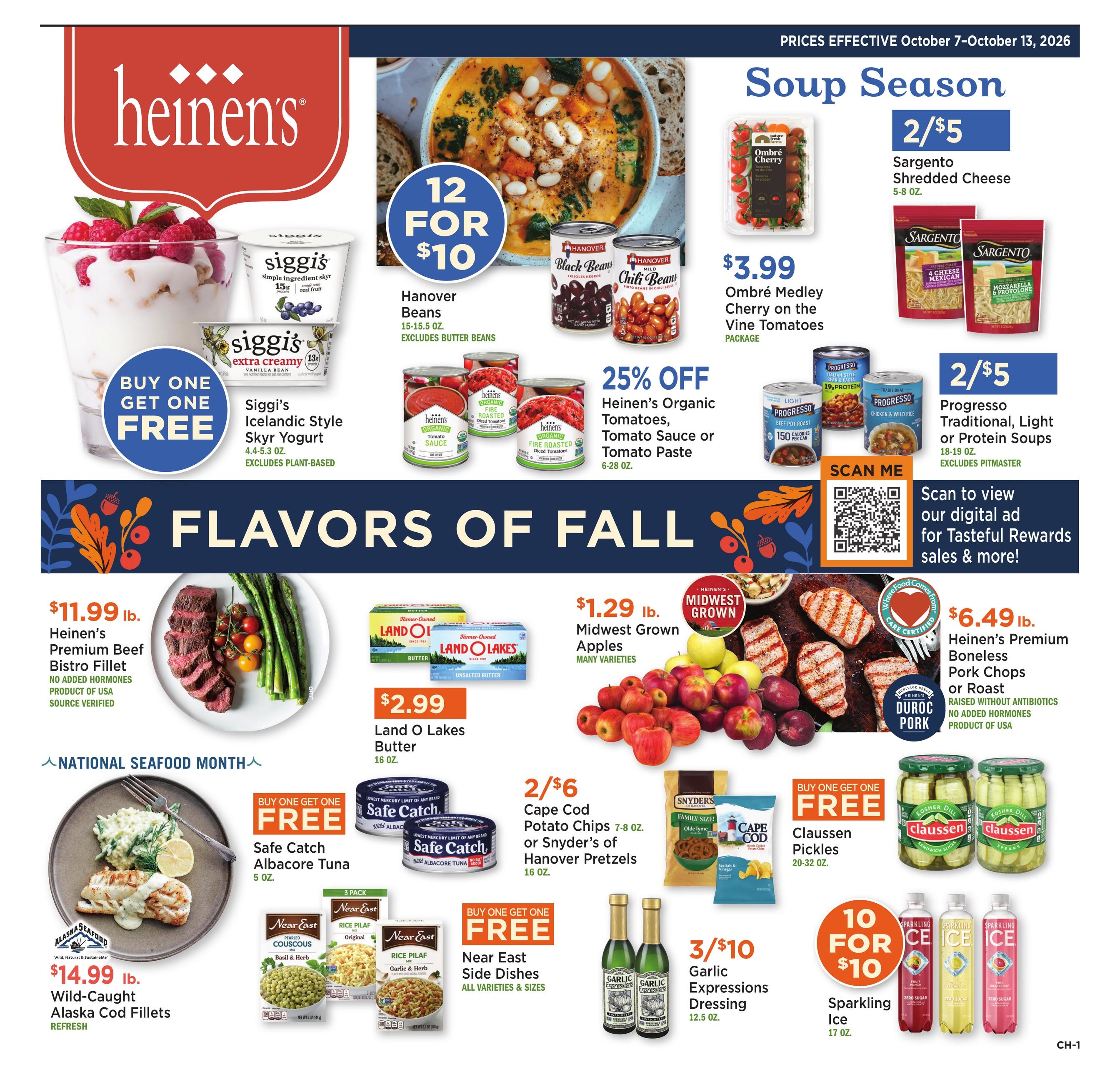 Heinen's Grocery Store weekly ad page 1