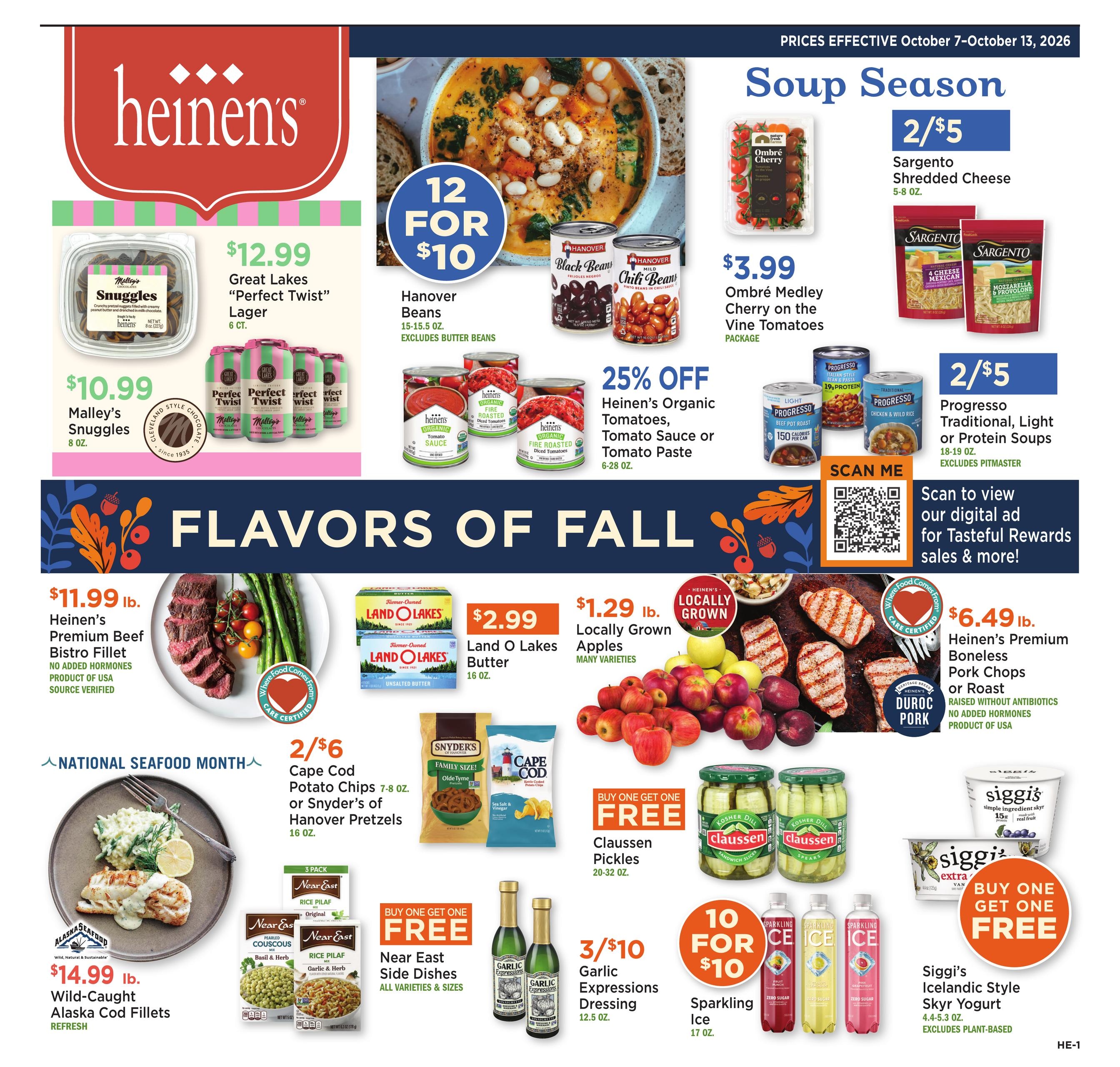 Heinen's Grocery Store weekly ad page 1