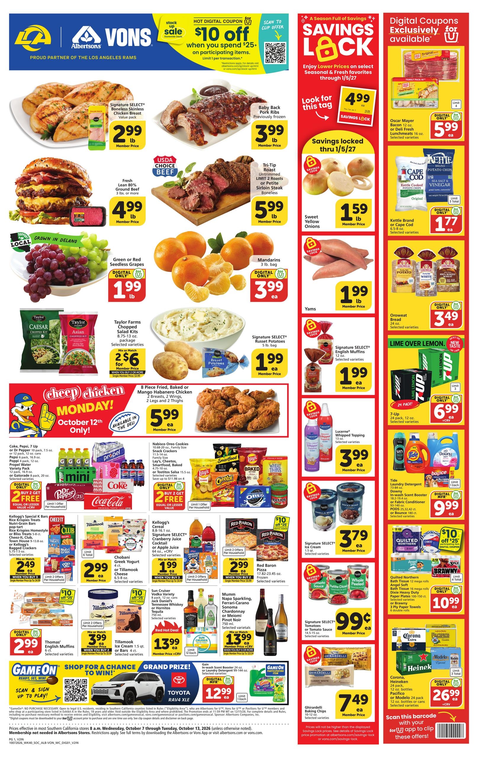 Albertsons weekly ad page 1