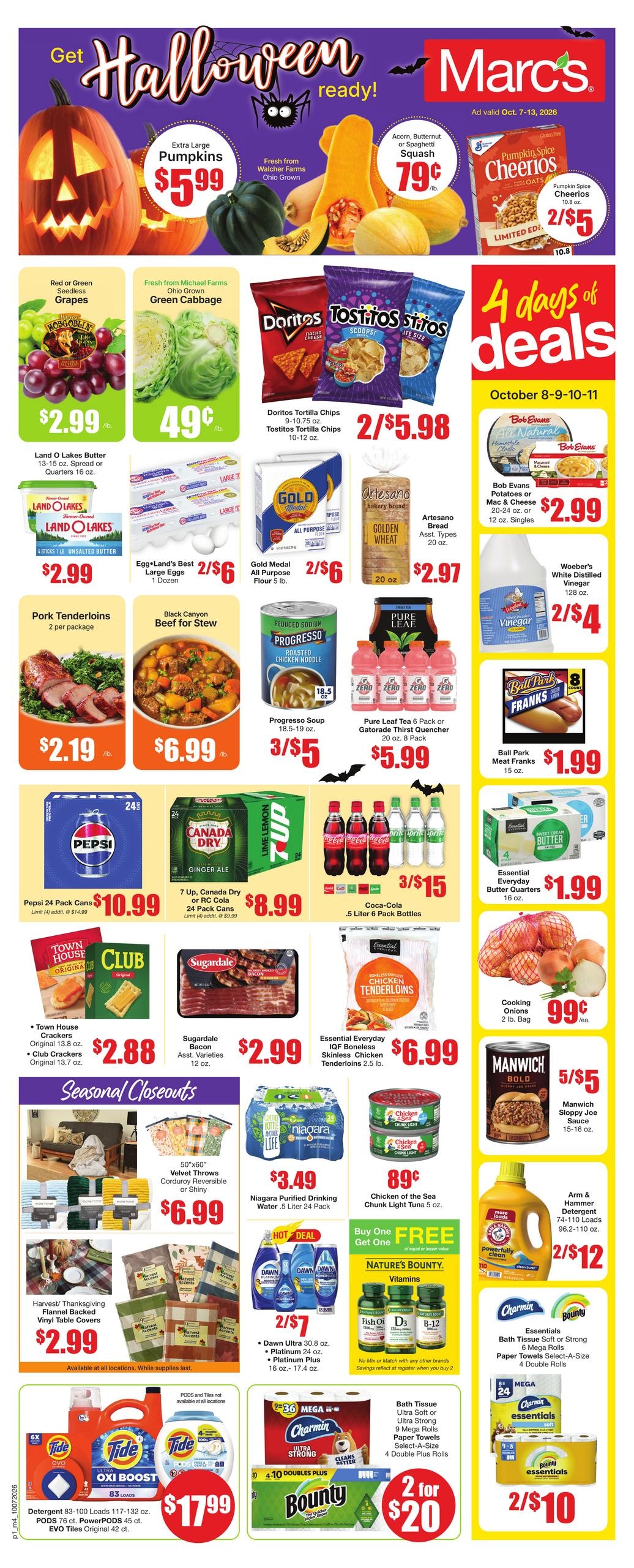 Marc's weekly ad page 1