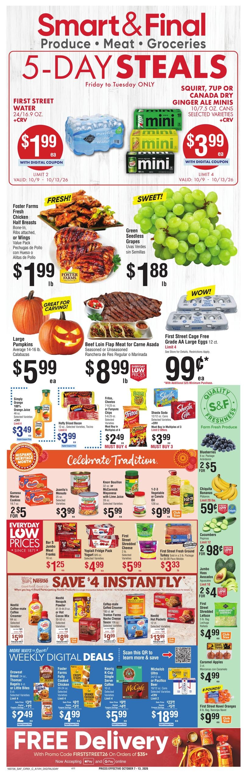 Smart & Final weekly ad page 1