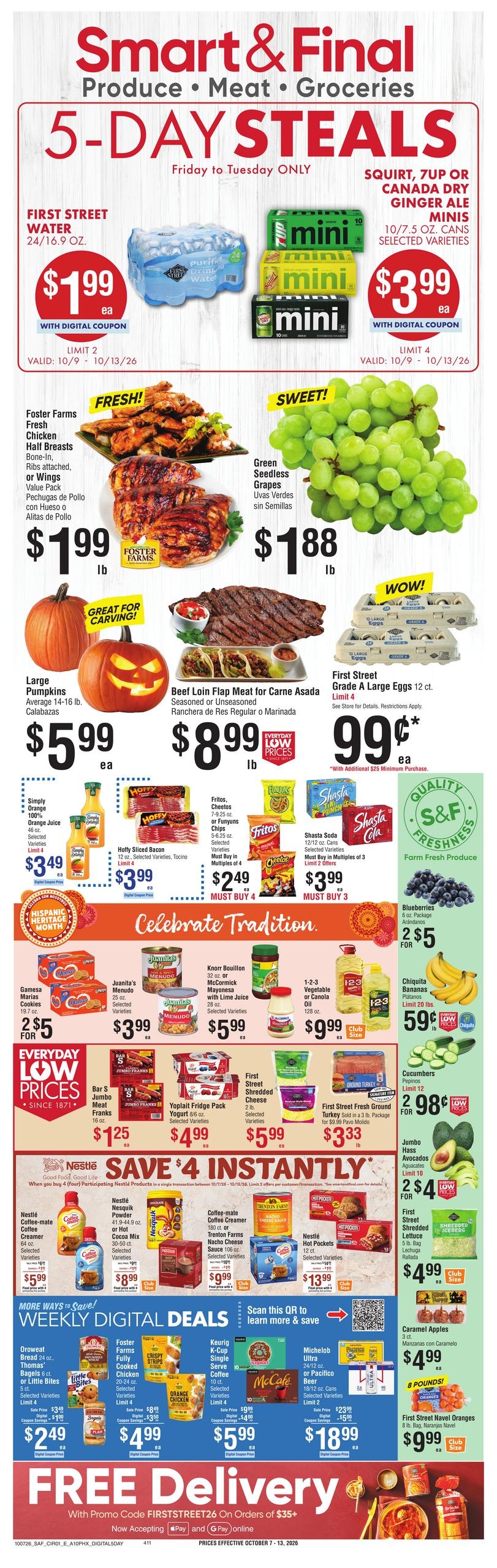 Smart & Final weekly ad page 1