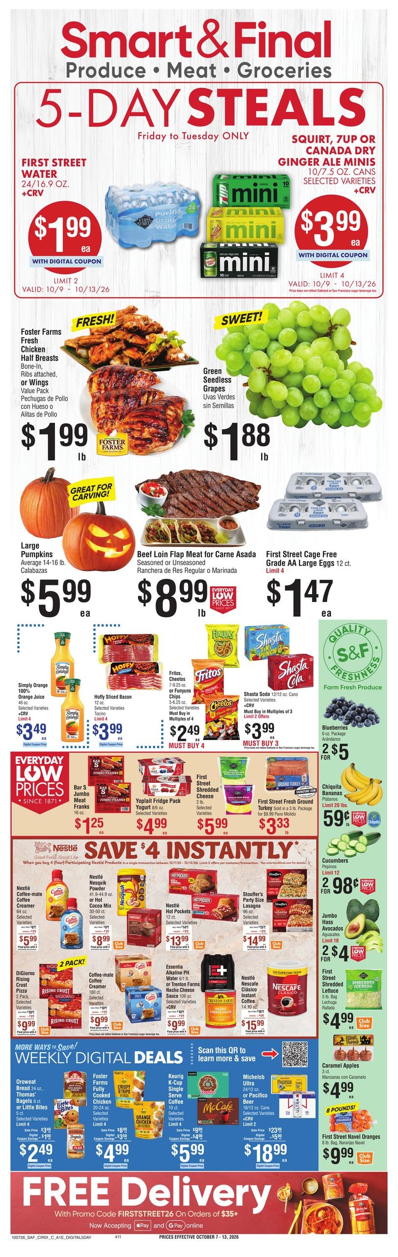 Smart & Final weekly ad page 1