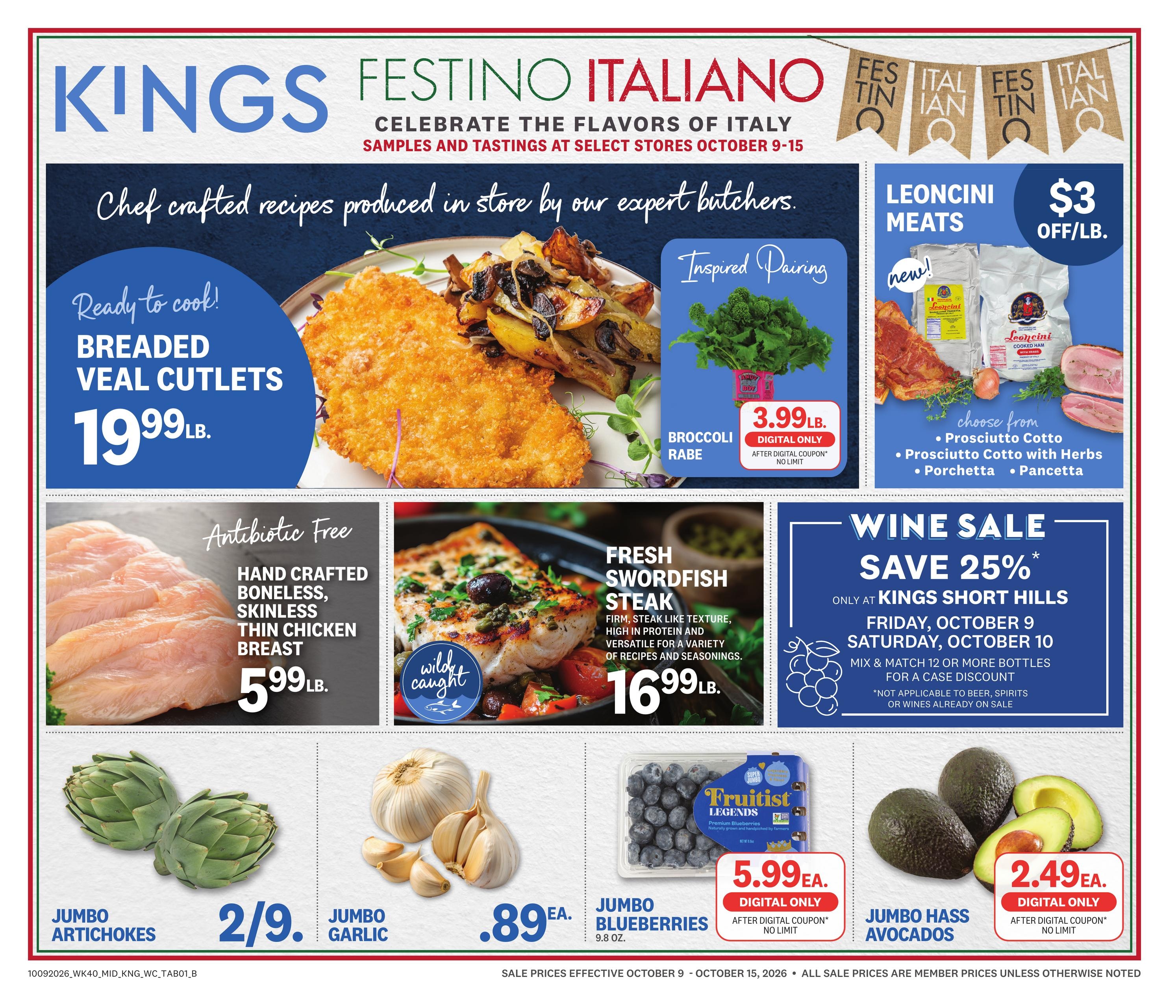 Kings Food Markets weekly ad page 1