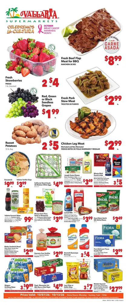 Vallarta Supermarkets Grocery Savings