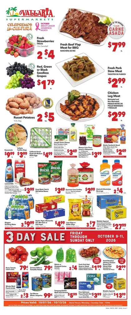 Vallarta Supermarkets Grocery Savings