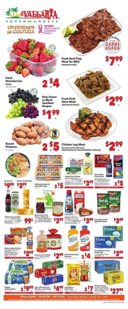 Vallarta Supermarkets Grocery Savings