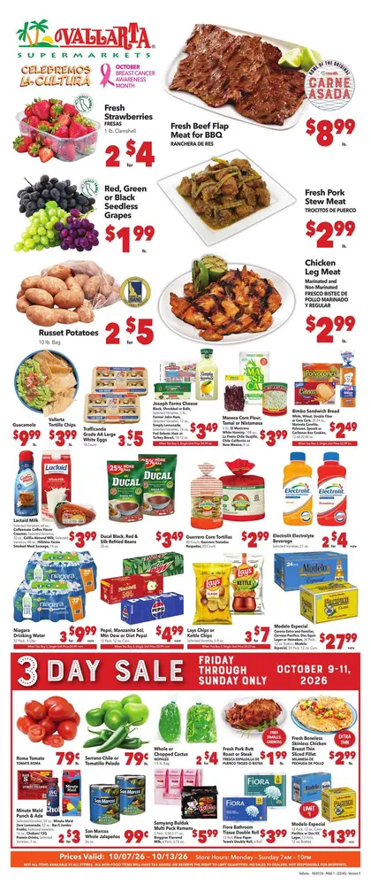 Vallarta Supermarkets Grocery Savings