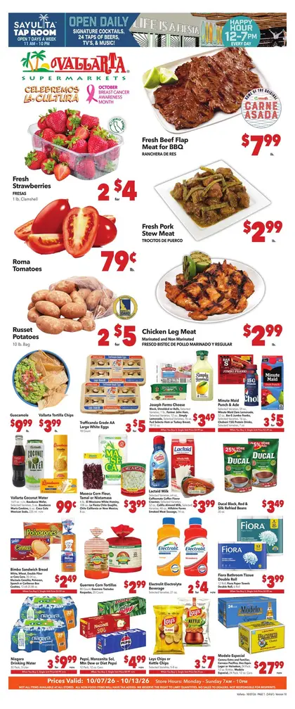Vallarta Supermarkets Grocery Savings
