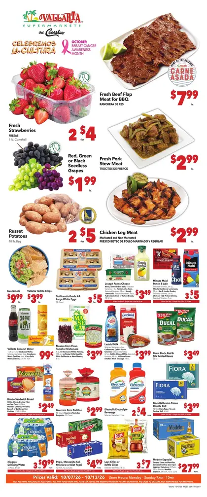 Vallarta Supermarkets Grocery Savings