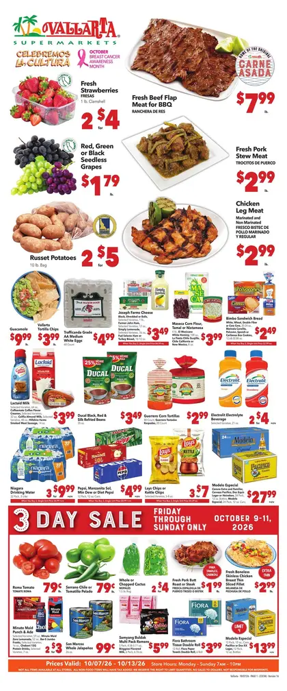 Vallarta Supermarkets Grocery Savings