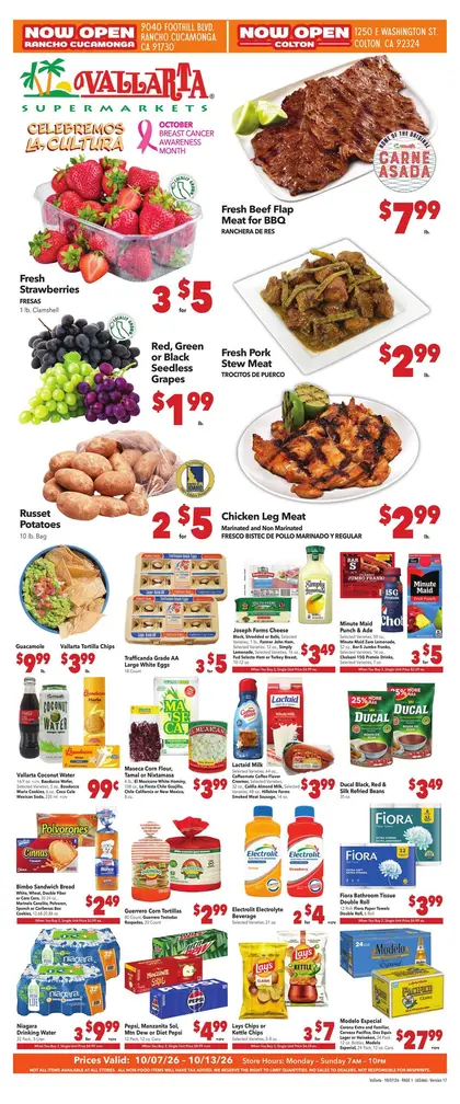 Vallarta Supermarkets Grocery Savings