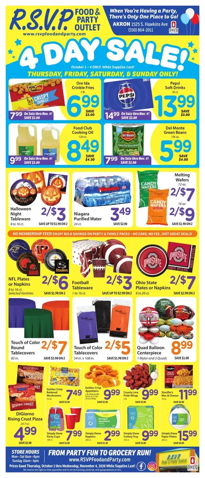 RSVP Food & Party Outlet Direct