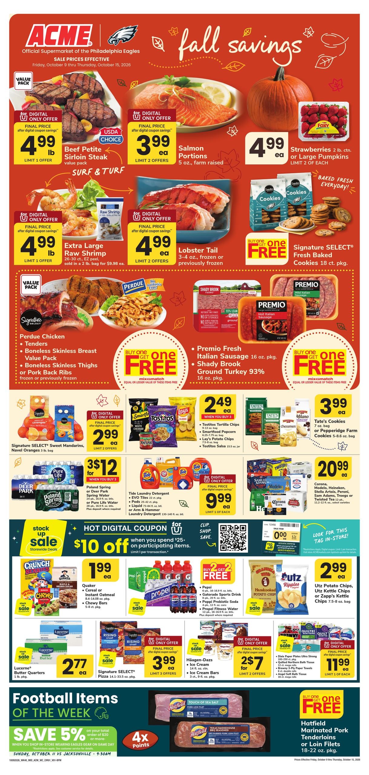 Acme Markets weekly ad page 1
