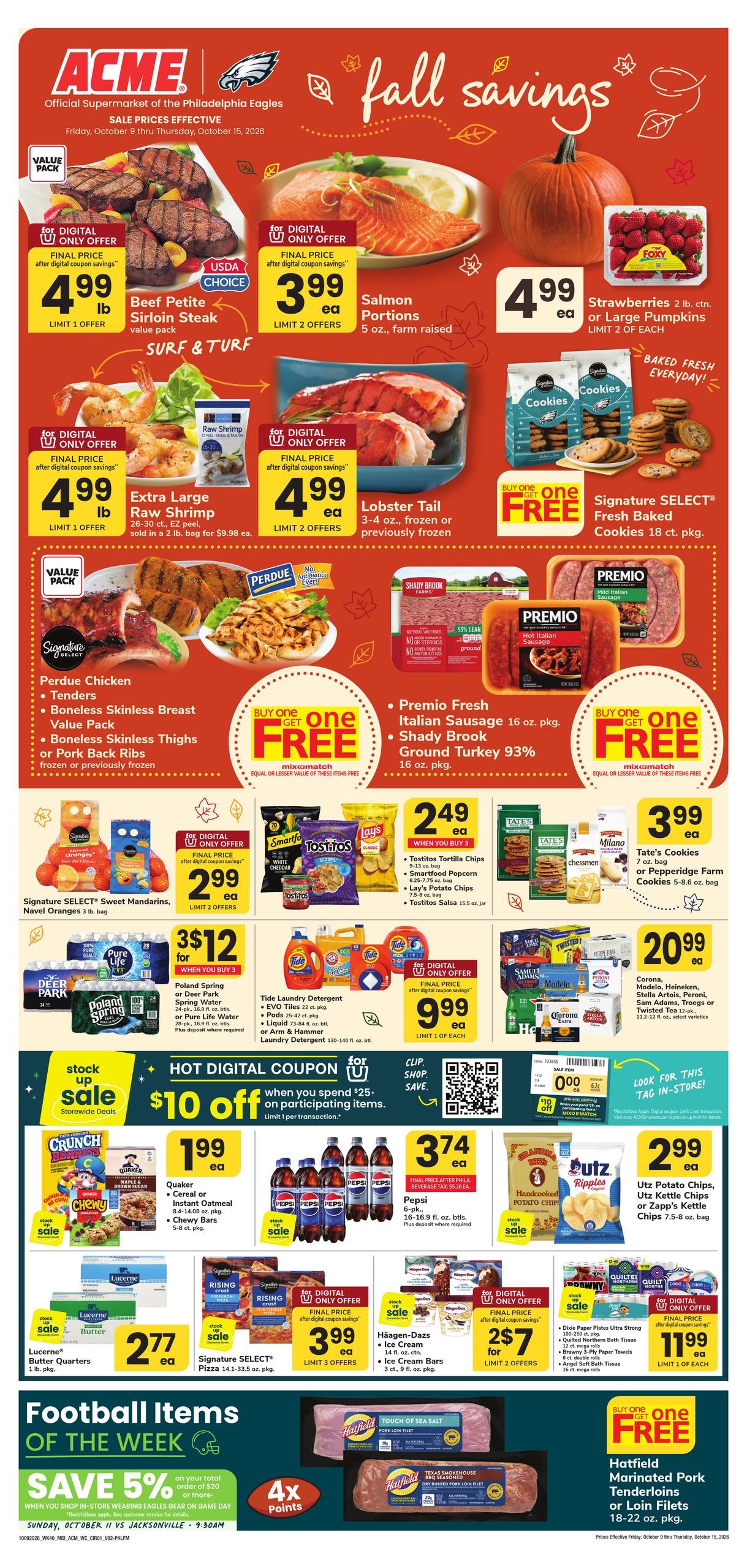 Acme Markets weekly ad page 1