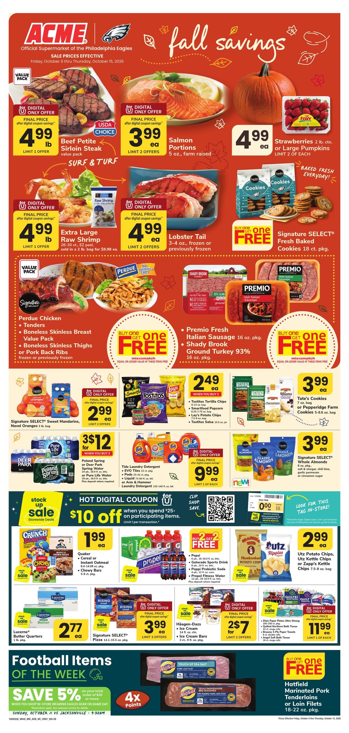 Acme Markets weekly ad page 1