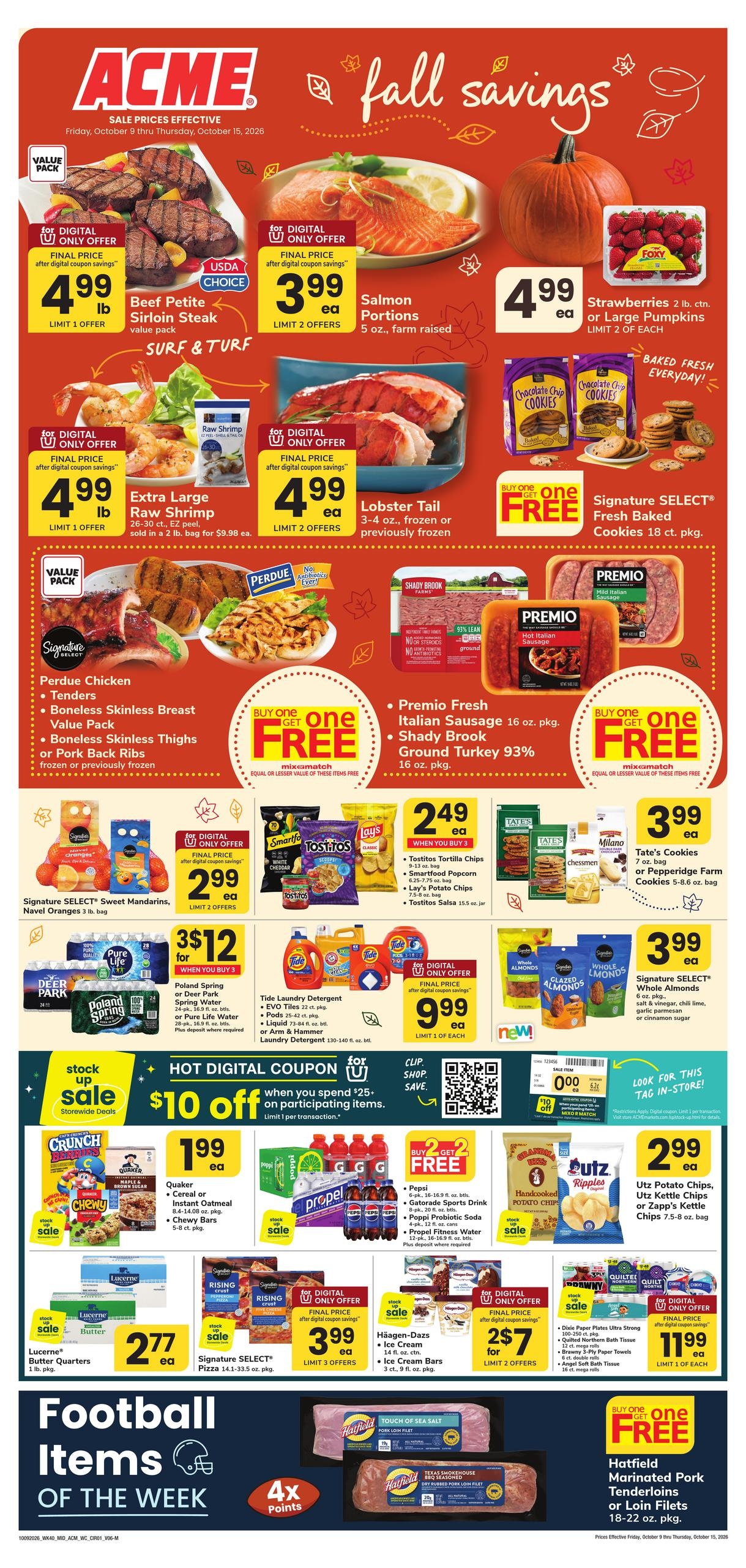 Acme Markets weekly ad page 1