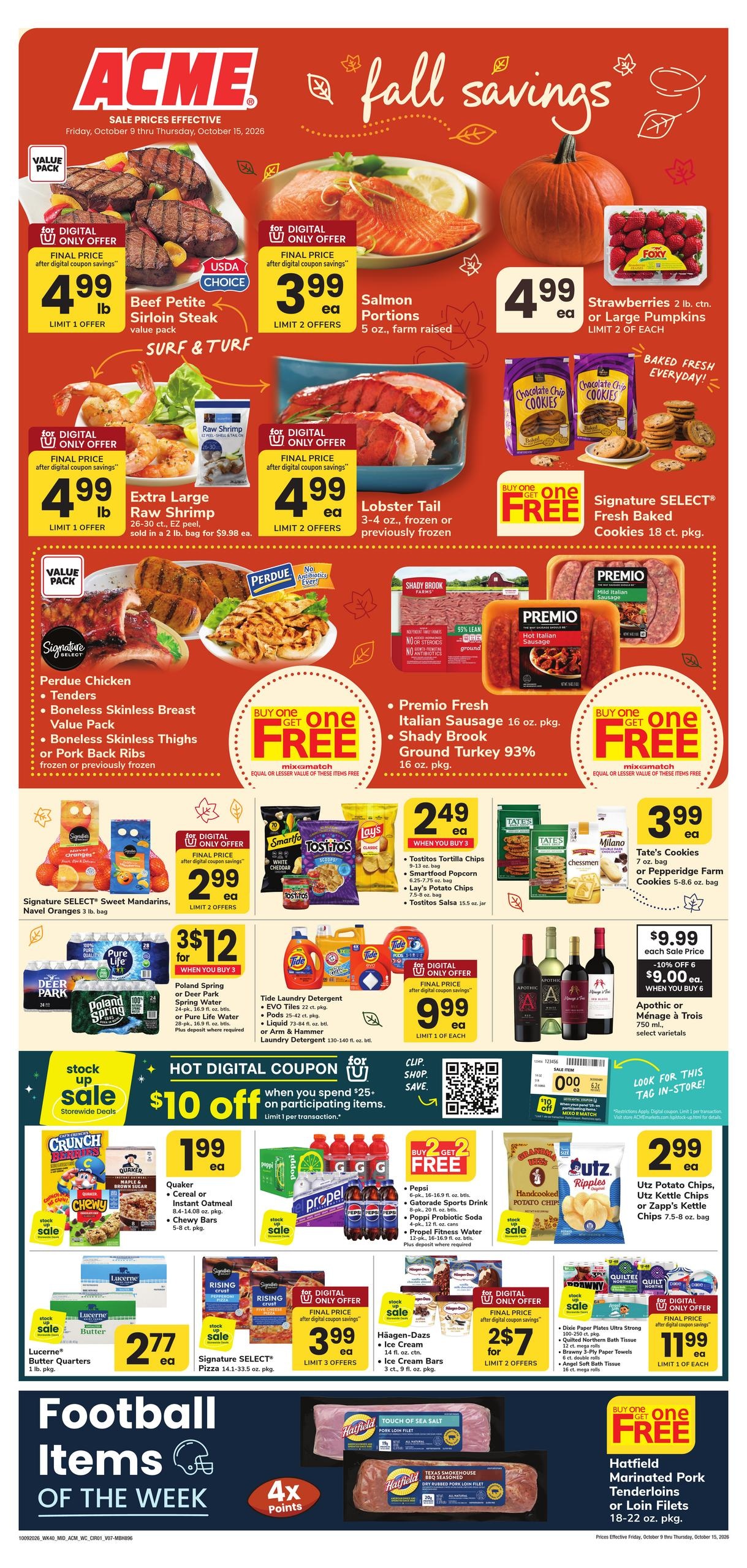 Acme Markets weekly ad page 1