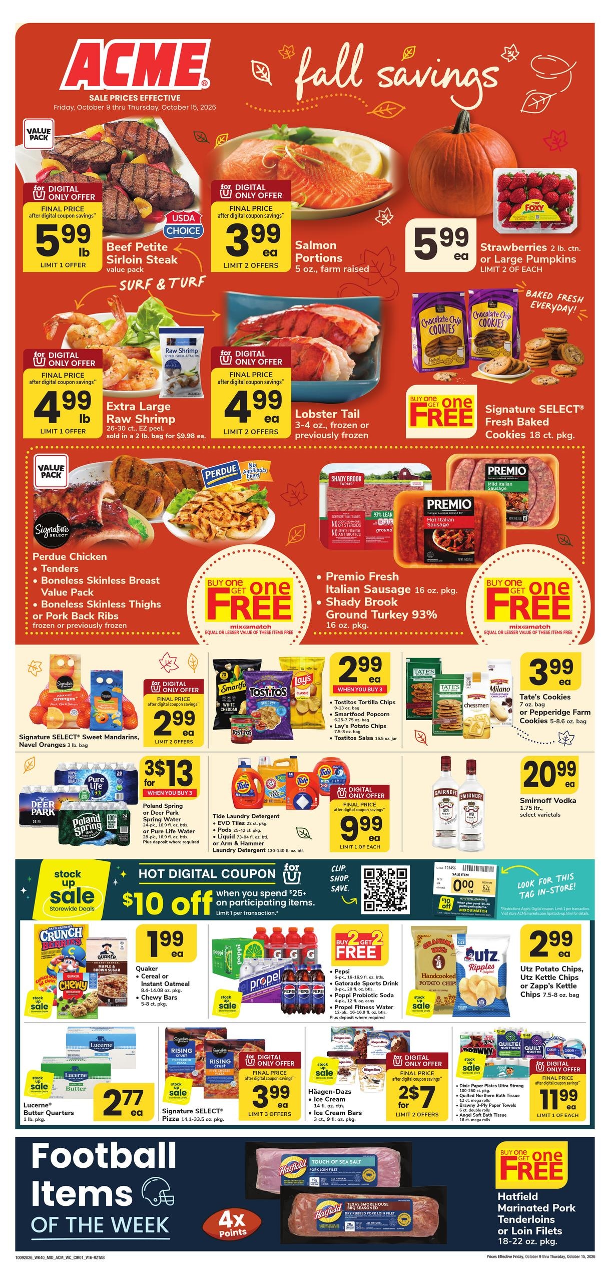 Acme Markets weekly ad page 1