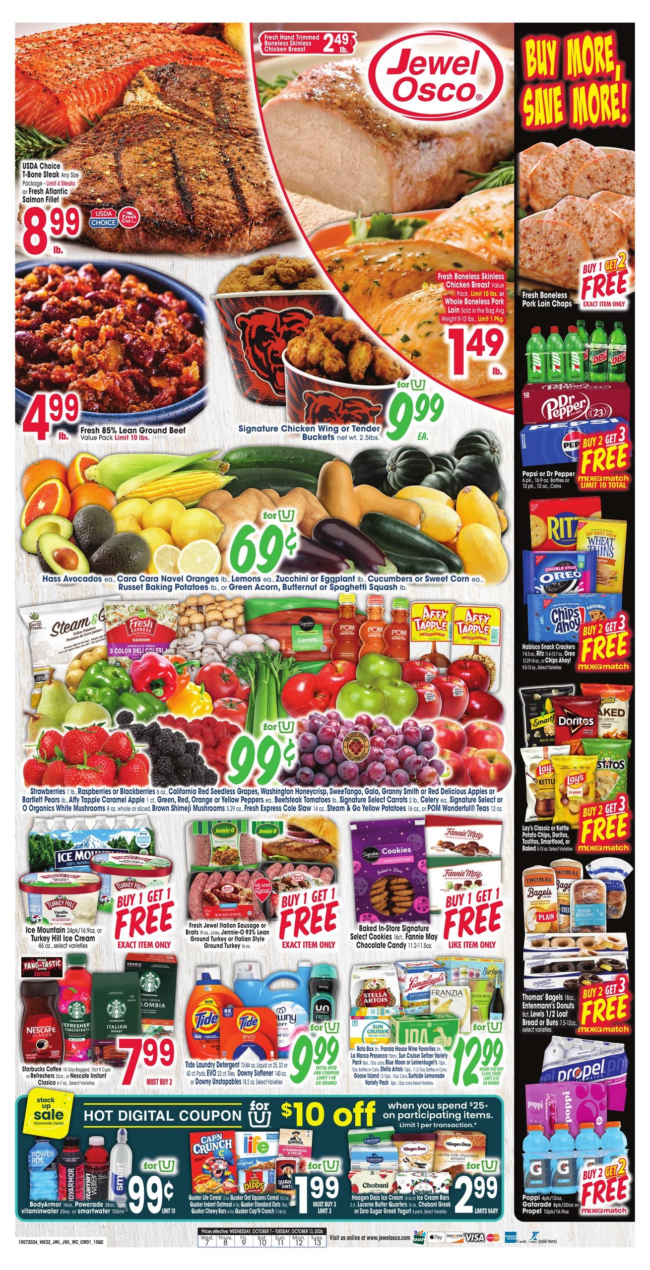 Jewel-Osco weekly ad page 1