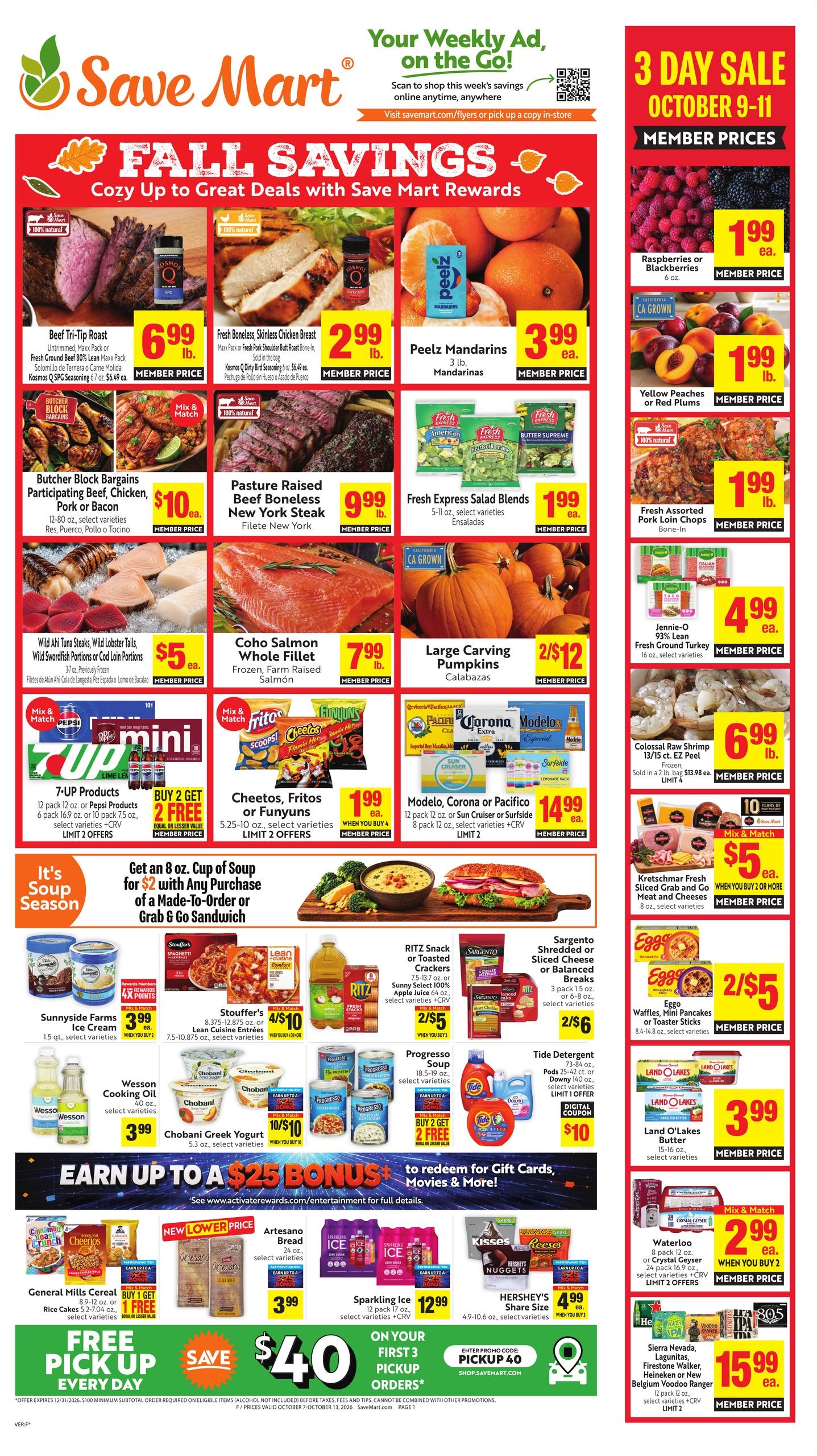 Save Mart weekly ad page 1