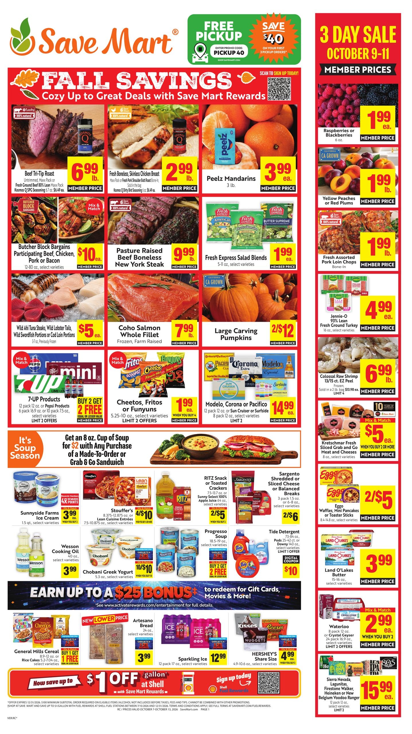 Save Mart weekly ad page 1