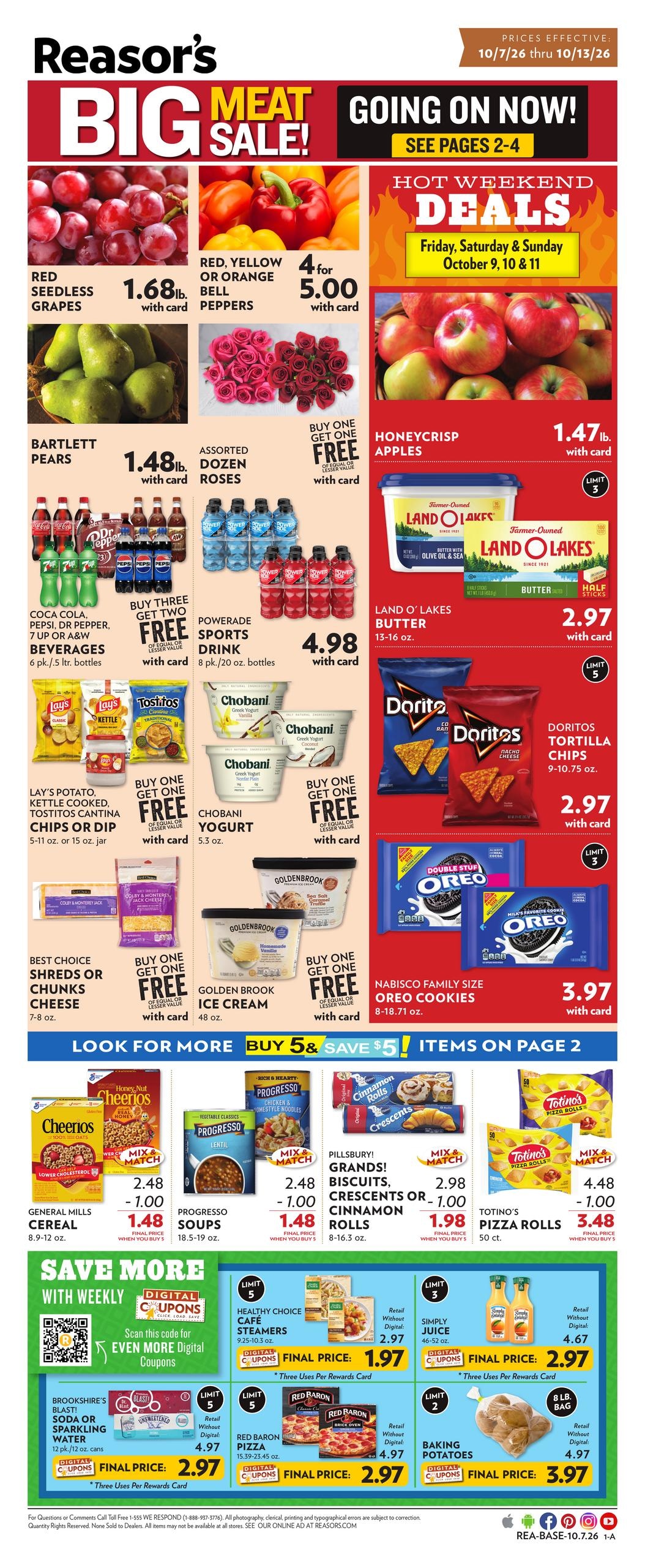 Reasor's weekly ad page 1