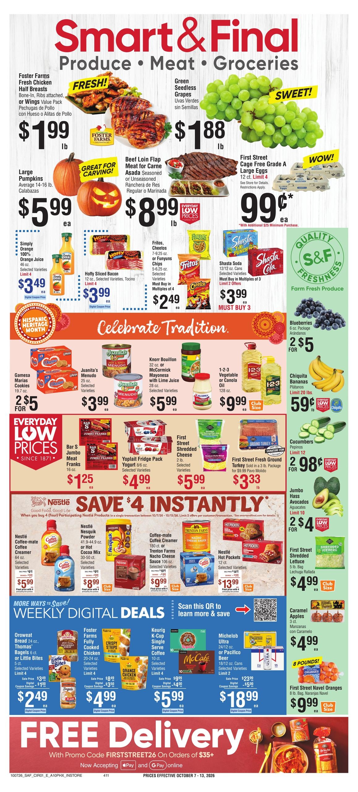 Smart & Final weekly ad page 1