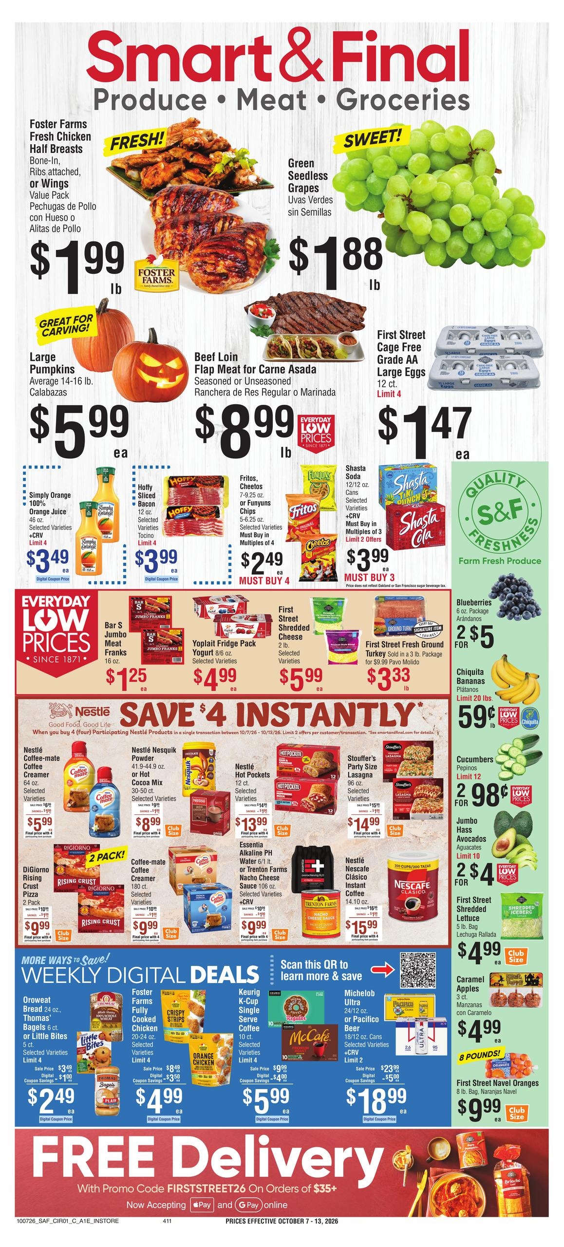 Smart & Final weekly ad page 1