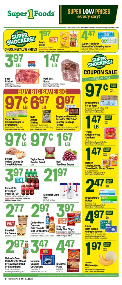 Super 1 Foods & Discount Pharmacy Weekly Circular