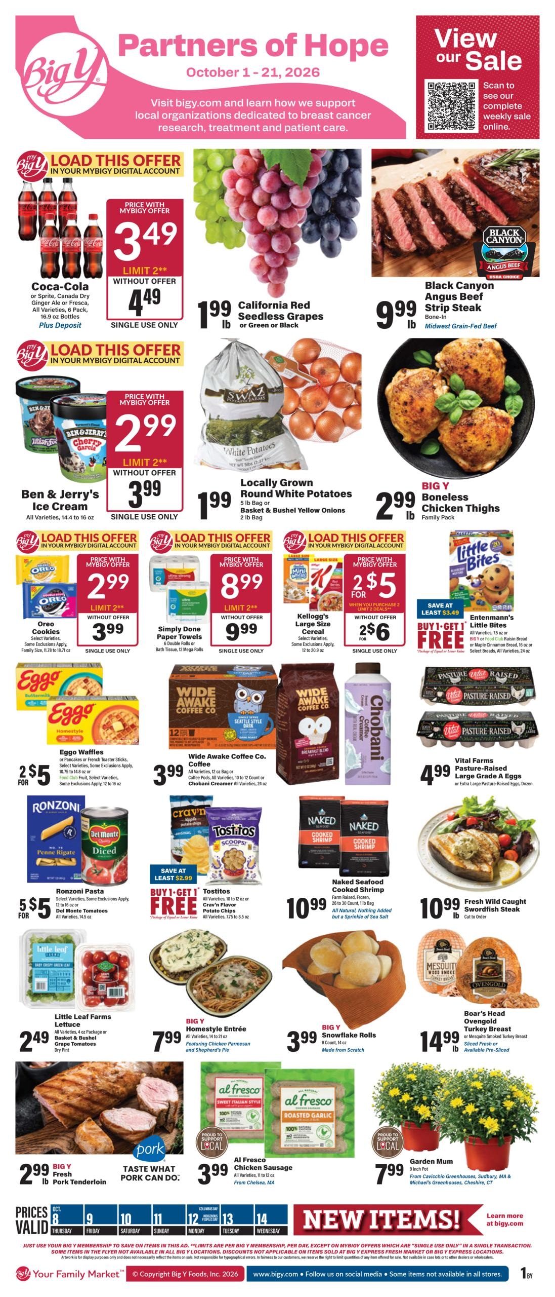 Big Y weekly ad page 1