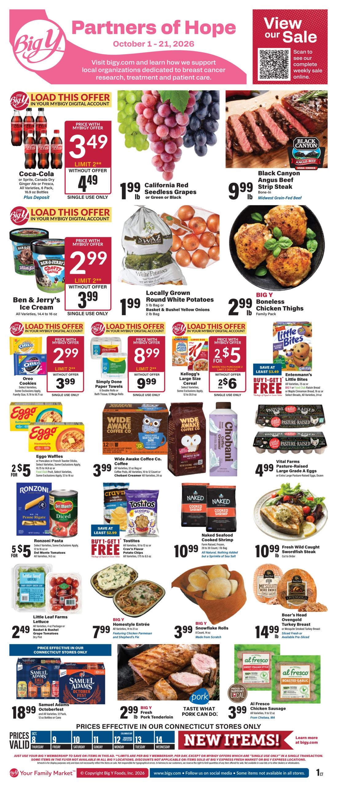 Big Y weekly ad page 1