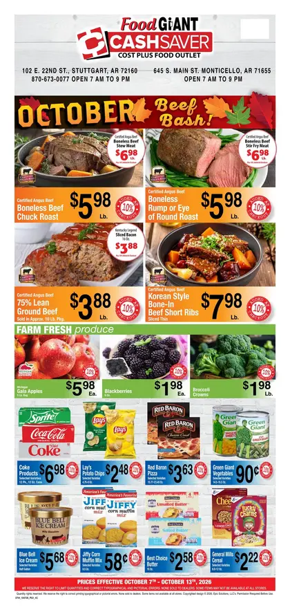 Cashsaver Weekly Ad