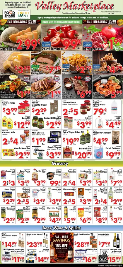 Valley Marketplace Flyer
