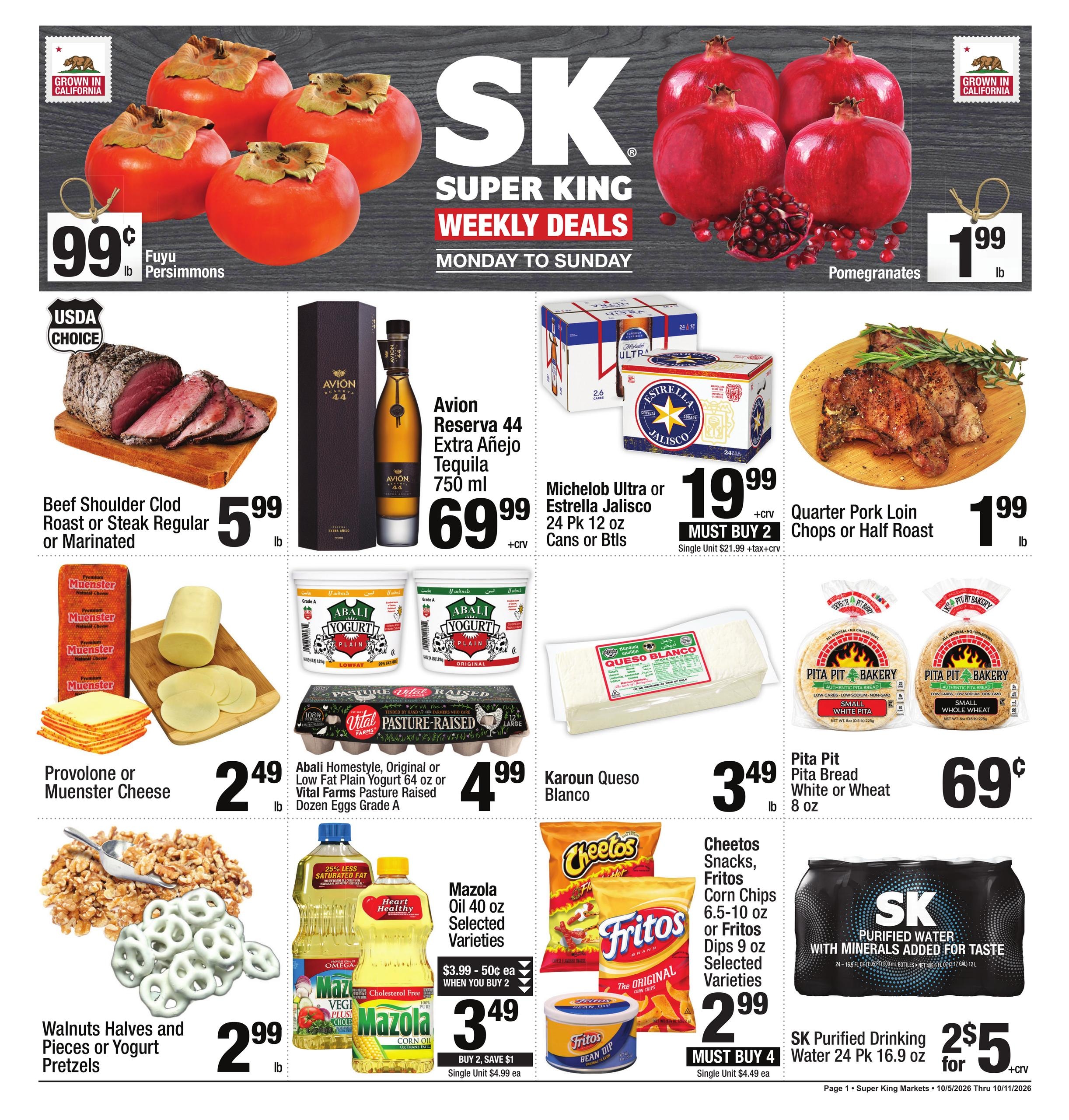 Super King Markets weekly ad page 1