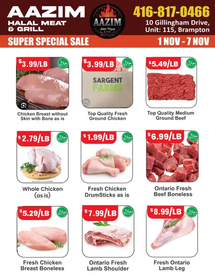 Aazim Meats Indexed Weekly