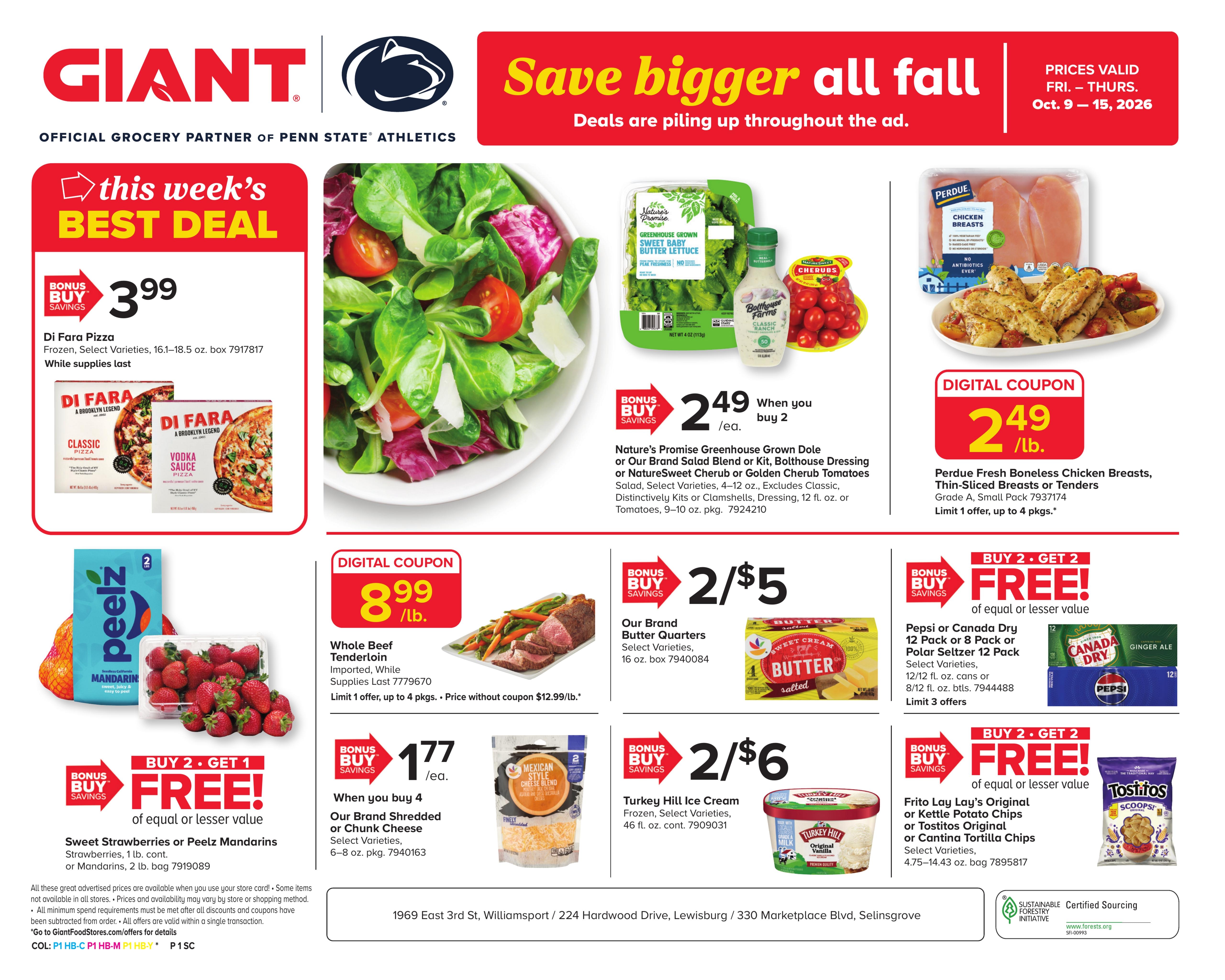 Giant Food Stores weekly ad page 1