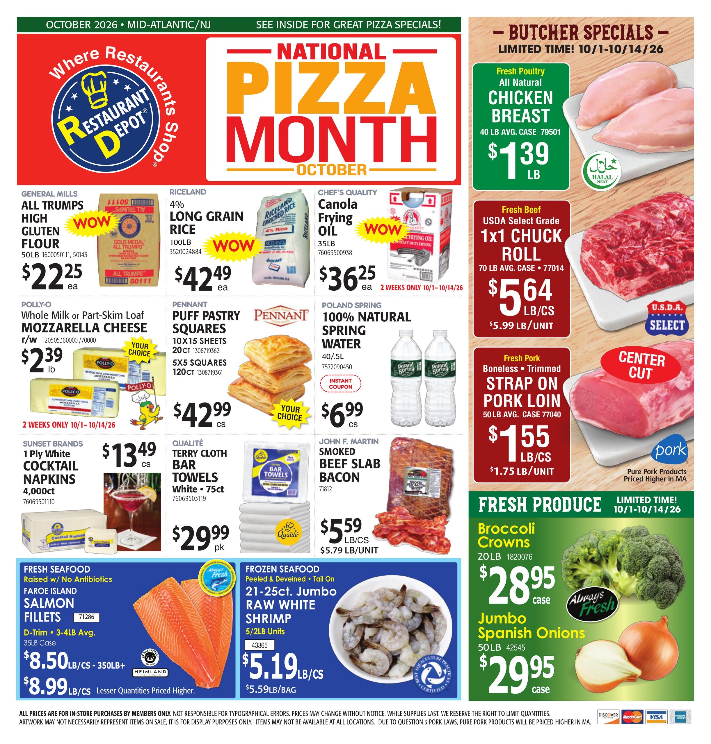 Restaurant Depot weekly ad page 1